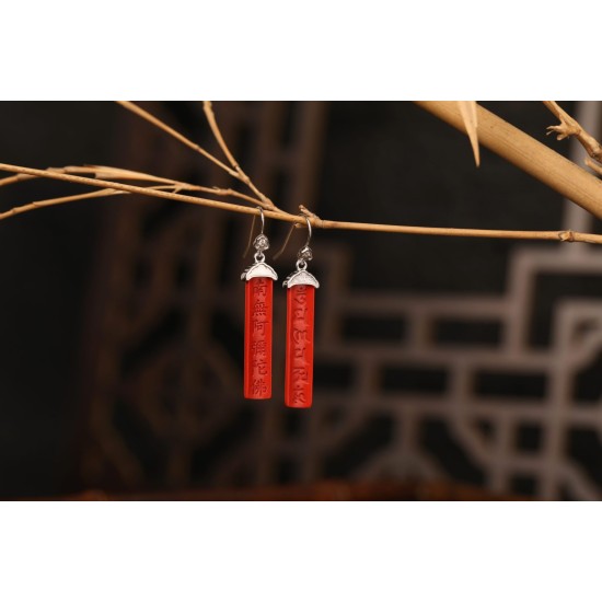 Six-character Mantra Earrings